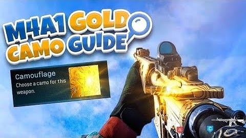The COMPLETE M4A1 GOLD CAMO Guide in Modern Warfare (Tips and Tricks)