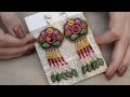 Ambrose Beaded  Earrings with Polymer Clay Beads that are Simple to Create