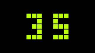 TI-15 Calculator Display Font 99 Seconds Countdown with transparency