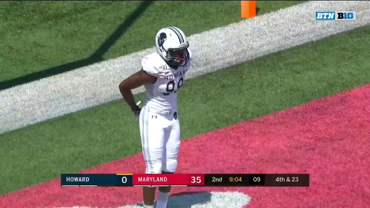 Maryland Terrapins Top Touchdowns Vs Howard