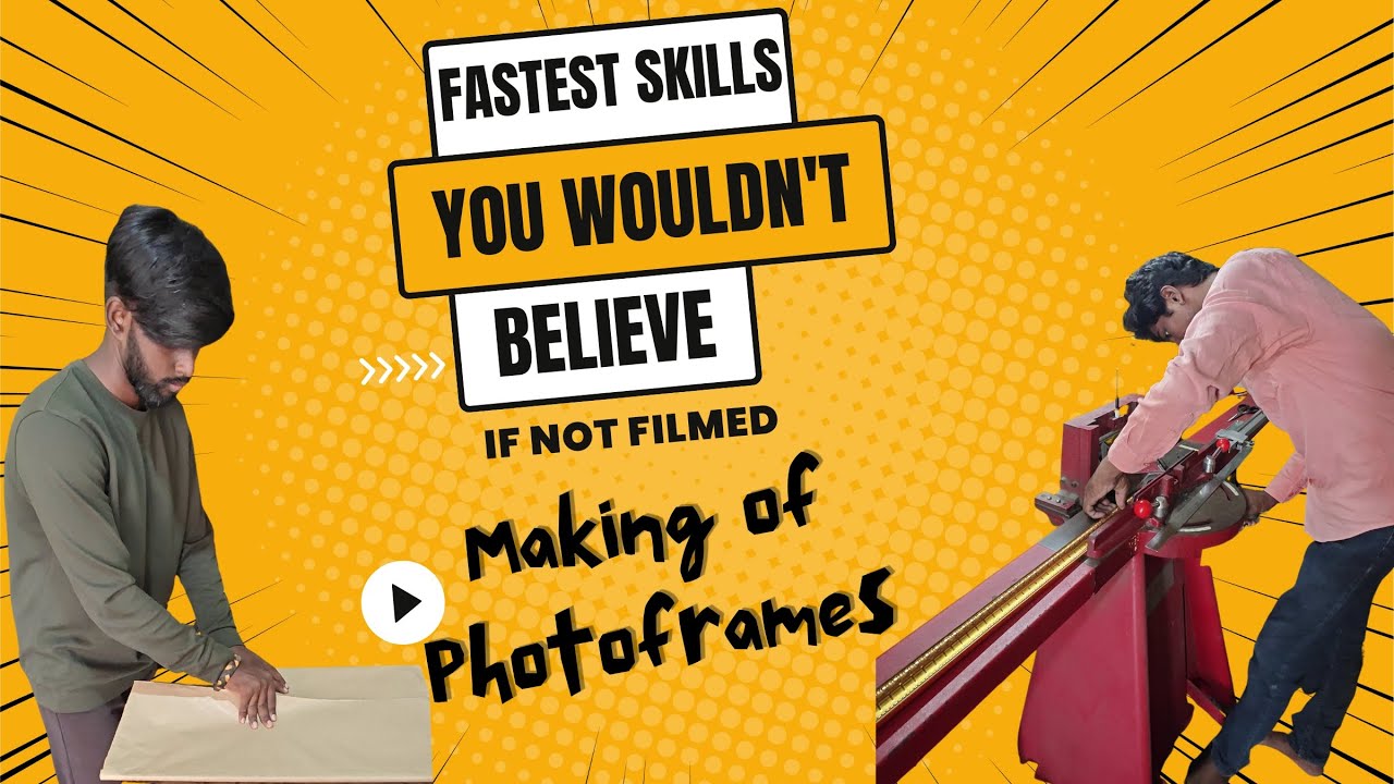 Fastest Making Of Photoframes | Hyderabad | Chikkadpally | Best In Hyderabad