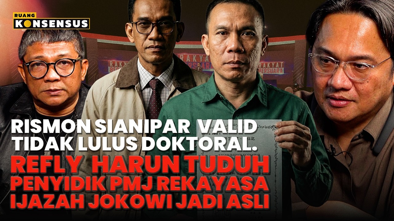Refly Harun Layak Ditangkap  AtasTuduhan Keji Pada Penyidik PMJ feat Farhat Abbas | Ruang Konsensus