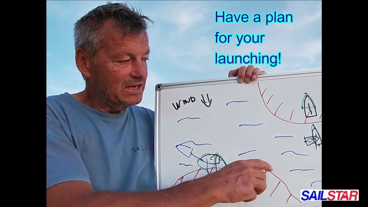 Chapter 2, Video 04 Launching the sailing dinghy