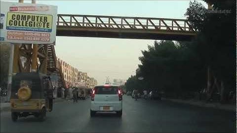Karachi Roads- Rashid Minhas Road