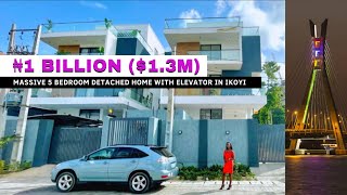 Inside a ₦1 Billion Naira($1.3M) 5 Bedroom Duplex in Ikoyi Lagos |Cinema, Elevator \& Swimming Pool