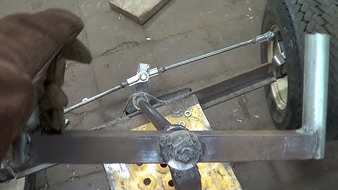 Homemade Shifter kart Steering Fab (part 3/3)