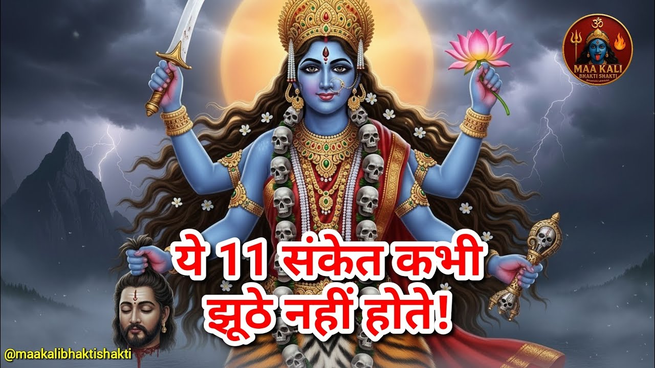 अगर ये 11 संकेत आपके जीवन में हैं—माँ काली आपके साथ खड़ी हैं 🔱 