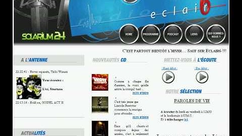 radio eclair6 (arret juin 2011)
