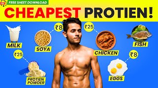 सबसे सस्ते HIGH QUALITY PROTEIN SOURCES for Indians 🇮🇳 (EAT THESE!)