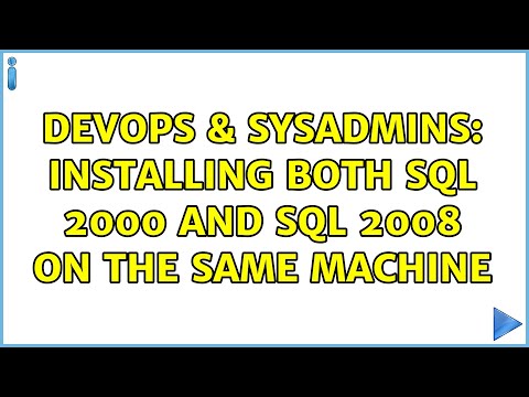 DevOps & SysAdmins: Installing both SQL 2000 and SQL 2008 on the same machine