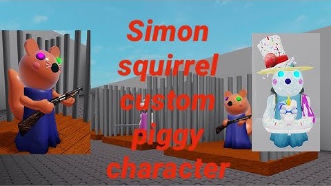 My Roblox piggy custom character “Simon squirrel” Roblox piggy customs (showcasing)