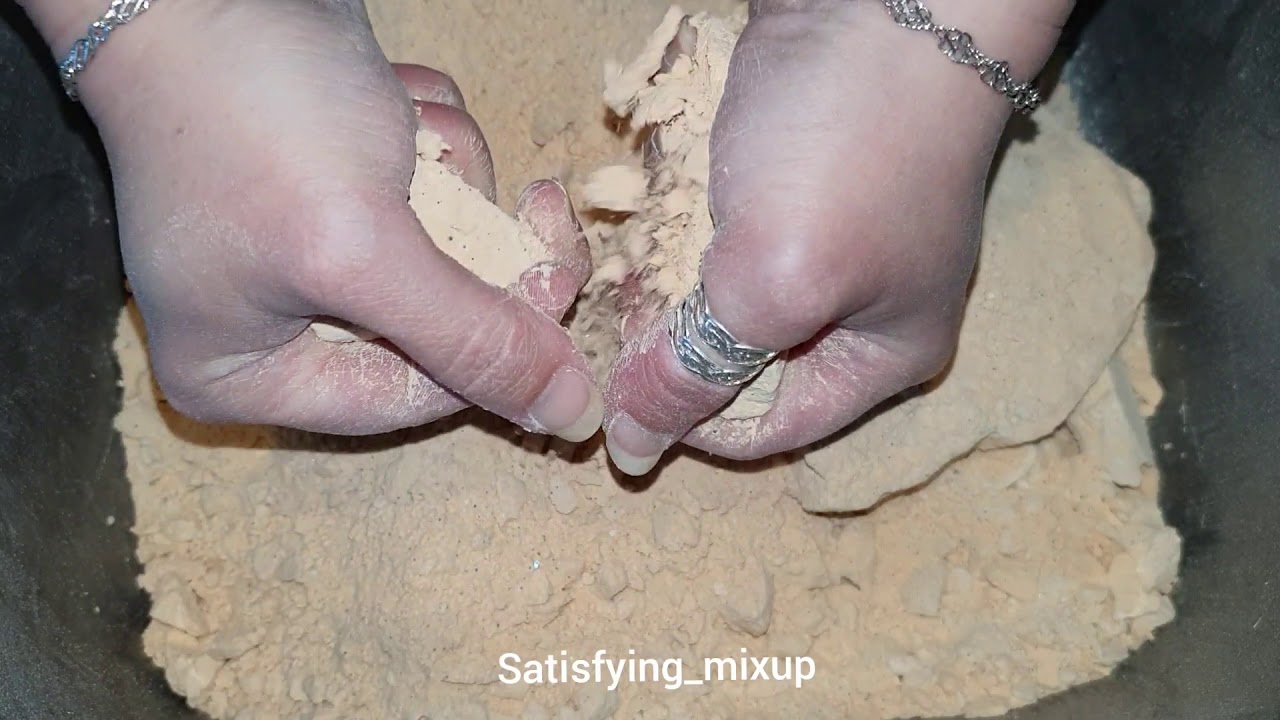 ASMR Ajax, Corn Flour, Baby Powder and Gym Chalk Crumbles YouTube