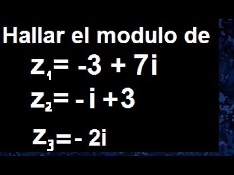 Video: Cómo Encontrar El Módulo De Un Número Complejo