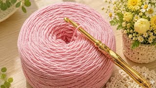 UNIQUE Crochet Pattern You Will Not Believe It Only 2 Rows Crochet Stitch