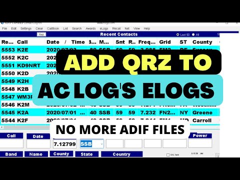 ADD QRZ TO AC LOG'S ELOGS / NEW AC LOGS ELOGS