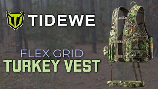 The lightweight Flex Grid Turkey Vest from TideWe