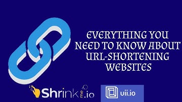 EVERYTHING YOU NEED TO KNOW ABOUT URL-SHORTENER AND URL-SHORTENING WEBSITES