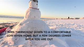 Tips to lowering your heating bill in the winter
