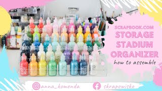 Storage stadium organizer - how to assemble | Scrapbook.com