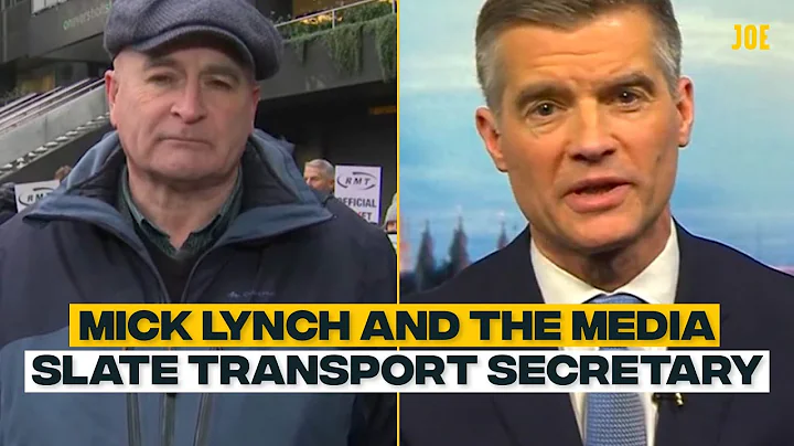 Just Mick Lynch and the media grilling Mark Harper...