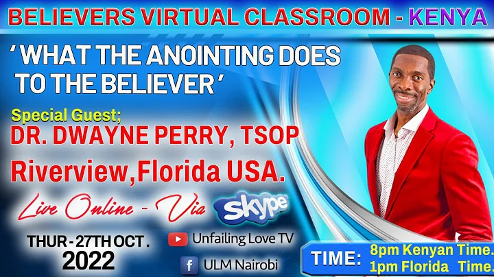 Special Guest, Dr Dwayne Perry: What The Anointing...