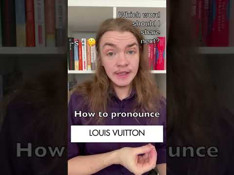 How To Pronounce Louis Vuitton In French Louisvuitton