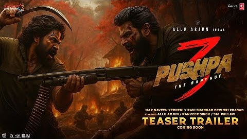PUSHPA 3: The Rampage – Notion Trailer | Allu Arjun | Vijay Deverakonda | Rashmika |Sukumar