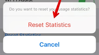 HOW TO RESET CELLULAR STATISTICS ON IPHONE