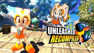 Cream the Rabbit in Sonic Unleashed Recomp!