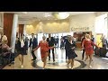 Amazing Surprise Flash Mob for Airline Pilot!