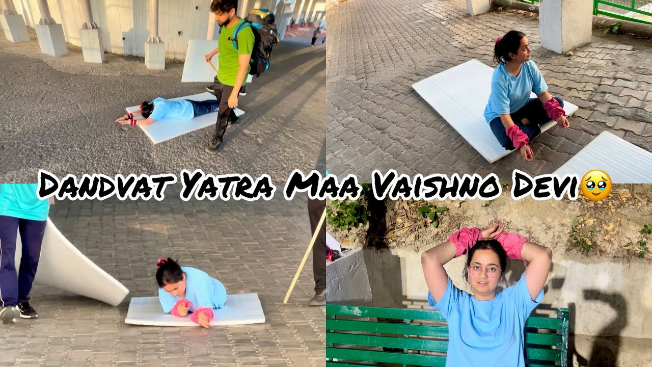 Dandvat Yatra Day 1 Vaishno Devi 🙏🤍| Jai Mata Di | Tanvi Sharma