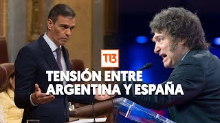 Argentina-España: Tensión internacional por conflicto entre Milei y Pedro Sánchez