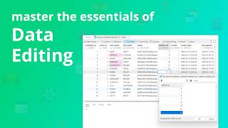 How to master the essentials of data editing?