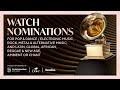 2026 GRAMMYS: Nominations In Pop, Latin, Global, Rock, Dance/Electronic, Alternative, African & More