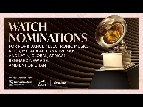 2026 GRAMMYS Nominations In Pop Latin Global Rock Dance Electronic Alternative African More