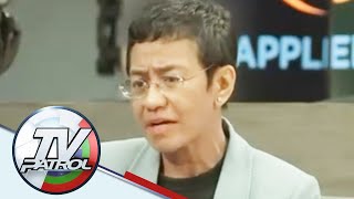 Pagpugay bumuhos para kay Nobel Peace Prize winner Maria Ressa | TV Patrol