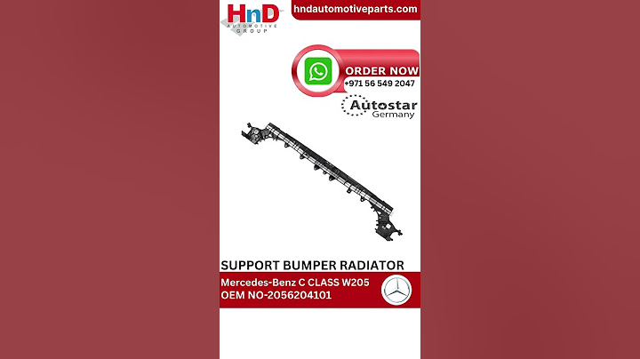 Top-Quality SUPPORT BUMPER RADIATOR For Mercedes-Benz  C CLASS W205 2056204101