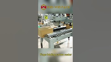 Automatic flaps folding carton sealer #cartonsealer #shorts