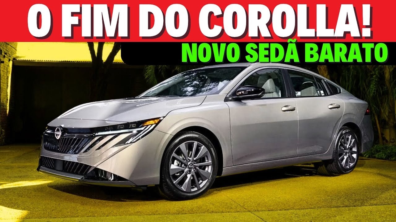 🔥NOVO SEDAN MÉDIO BRASILEIRO DA NISSAN: VAI SER MUITO MAIS BARATO QUE COROLLA E CIVIC! 🚨