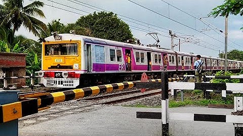 Back to back Speedy Katwa-Sealdah & Katwa-Howrah EMU Local Train Skip Between Railgate | ER