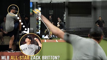 MLB All-Star Zach Britton Throws Stand In Bullpen