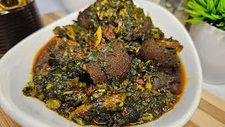 How to Make AFANG SOUP/ EASY RECIPE