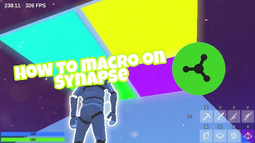 How to macro on Synapse (1v1.lol and Fortnite)