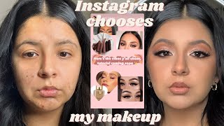 GRWM: INSTAGRAM CHOOSES MY MAKEUP LOOK | Zoey