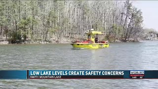 Low Lake Levels Create Safety Concerns at Smith Mountain Lake