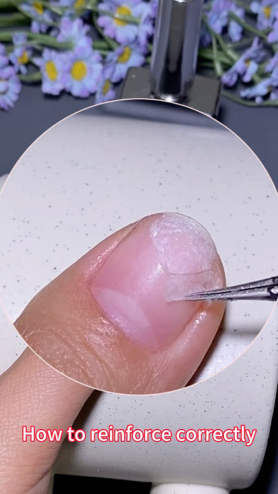 How to Make Nails Strong with Builder Top Coat Gel Polish#gellen #nailcare #nails #nailtutorial