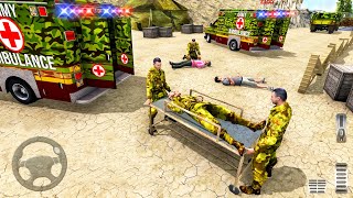 Army Ambulance Driving Rescue Operation - Soldier Driver Simulator - Android Gameplay screenshot 2