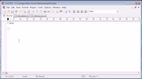 Beginner PHP Tutorial - 85 - File Handling: Deleting and Renaming Files Part 1
