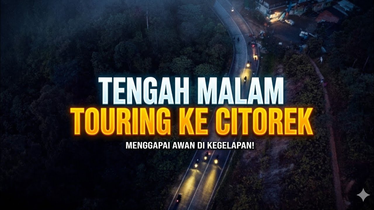 Gila Banget ‼️Malam Hari Ke Citorek, Lampu Motor Jadi Satu-Satunya Harapan