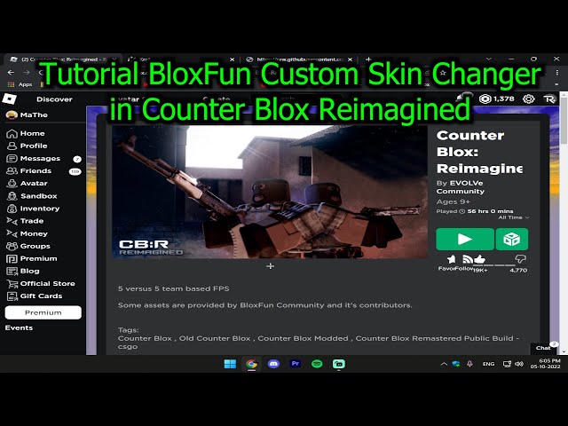 Roblox Counter Blox: Reimagined New Codes! 2022 November - BiliBili